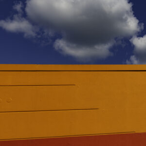 Fine Art Print Blue, Orange Red